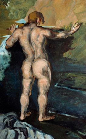 Cezanne- Bagnamte sulla roccia 